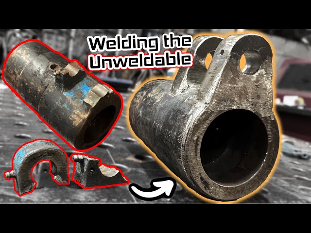 Welding Steel to Cast-Iron. Ransome Plough Casting Repair.