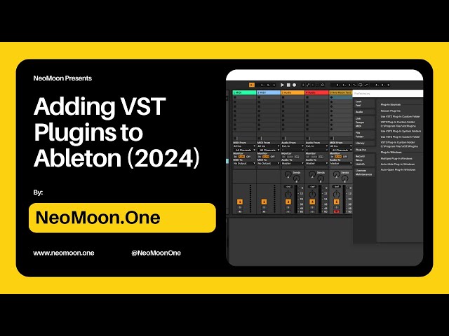 Adding VST Plugins to Ableton Live (2024) - VST2 & VST3 Plugins