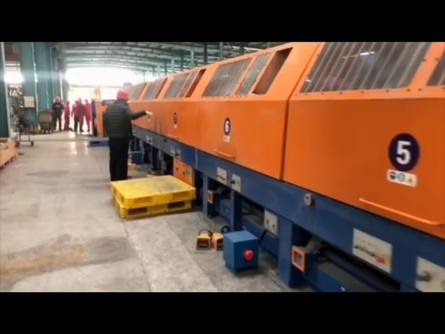 Servo direct drive 9/1200 wire drawing machine