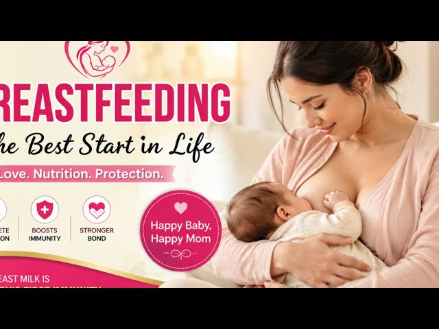 Breastfeeding Tips for New Moms | 4 Easy & Comfortable Breastfeeding Positions