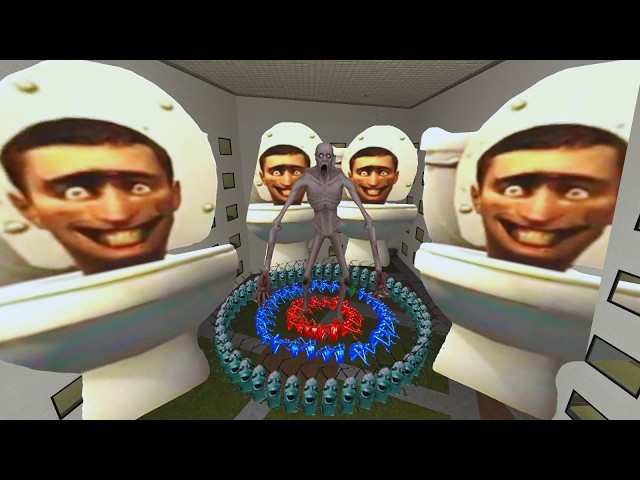 Skibidi Toilet  vs Plankton  vs SCP-096 😱 | INSANE Nextbot Chase in(Garry’s Mod)