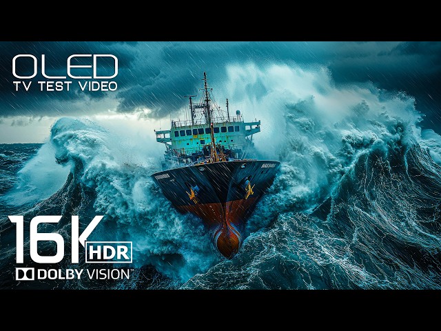 Best 16K Dolby Vision 120 fps HDR Video |  OLED Display TEST | 4K Video/8K ULTRA HD TV