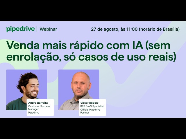 Venda mais rápido com IA (sem enrolação, só casos de uso reais)