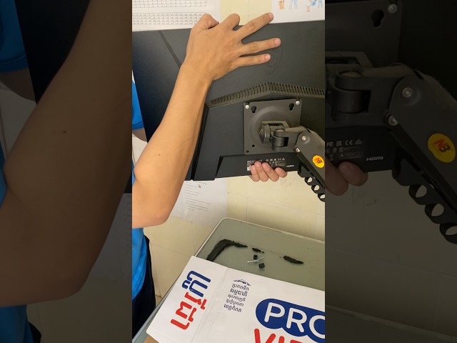 How to Remove MSI Monitor from Monitor Arm