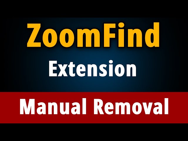 ZoomFind Chrome Extension: How to Manually Remove It?
