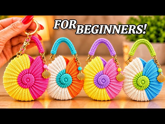SUPER EASY 😍This VIRAL MINI SHELL BAG IS A BESTSELLER! The Perfect Beginner Project