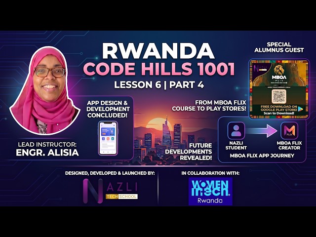From Student to Global Creator! | Rwanda Code Hills 1001: Lesson 6 (Part 4) ft. Kevin Omba #ai