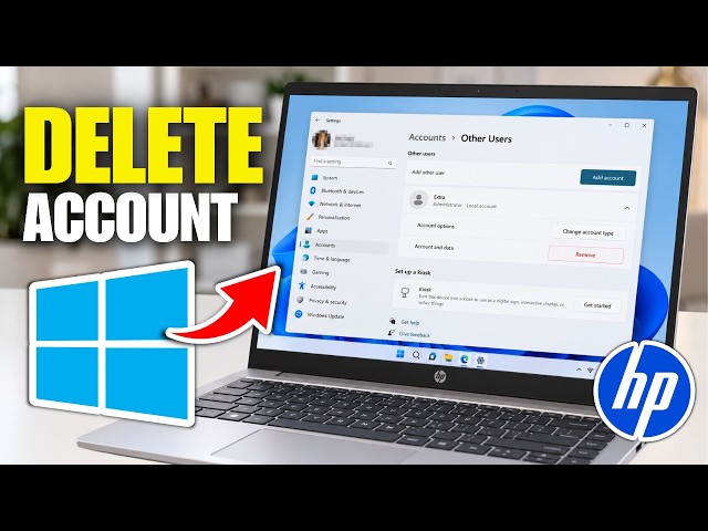 How To Delete Microsoft Account In HP Laptop (Quick Guide)