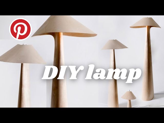 Making this lamp inspired by Pinterest, Emmanuel gardin veneer lamp
