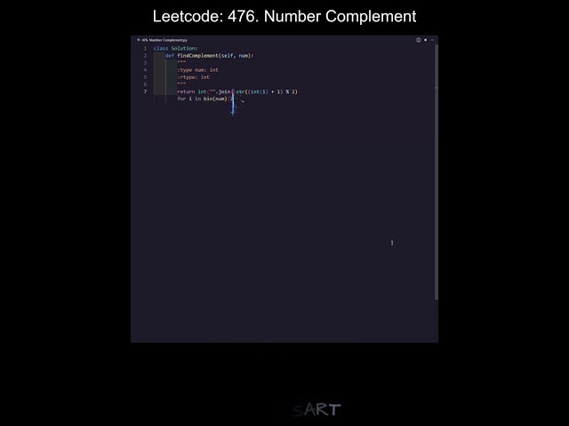 Number Complement - LeetCode 476 | Python Solution Explained (Easy)