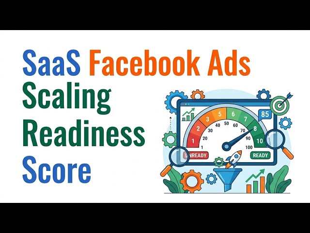 SaaS Facebook Ads Scaling Readiness Score | Is your SaaS ready to scale Facebook Ads?
