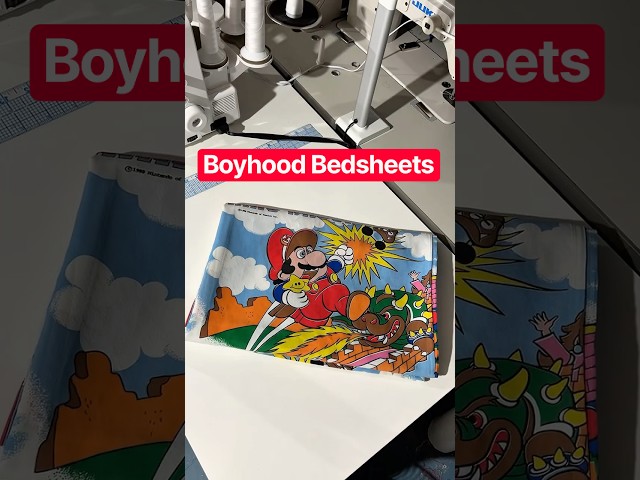 My Wife Turned My Childhood Bedsheets Into An Outfit! #retrogaming #80sfashion #nintendo