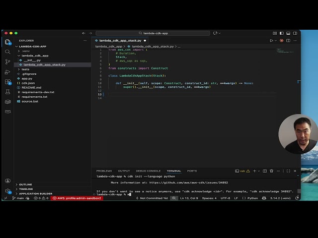 AWS Lambda Infrastructure as Code - AWS CDK