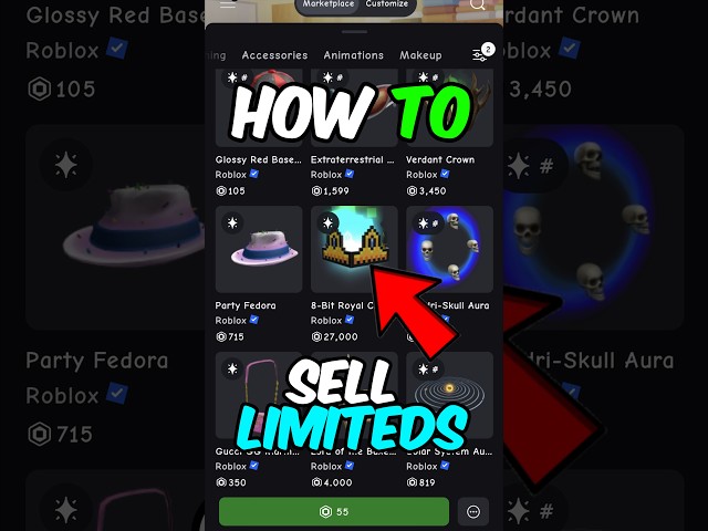 How To SELL LIMITEDS On Roblox Mobile (2026 Guide)