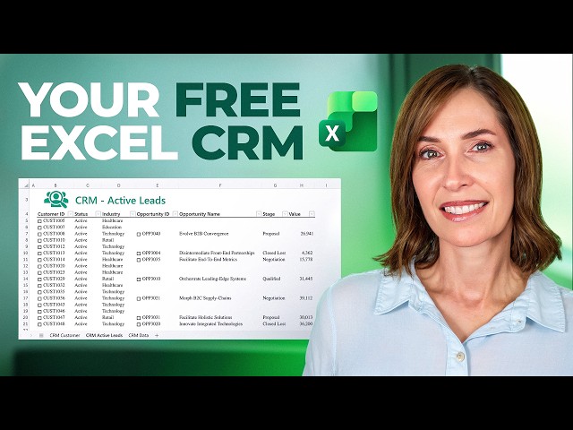 Turn Excel Into Your Own CRM System (No Coding Needed)