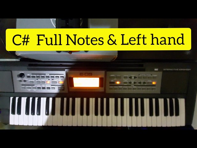 Song Tutorial: C# Full Notes and Left Hand