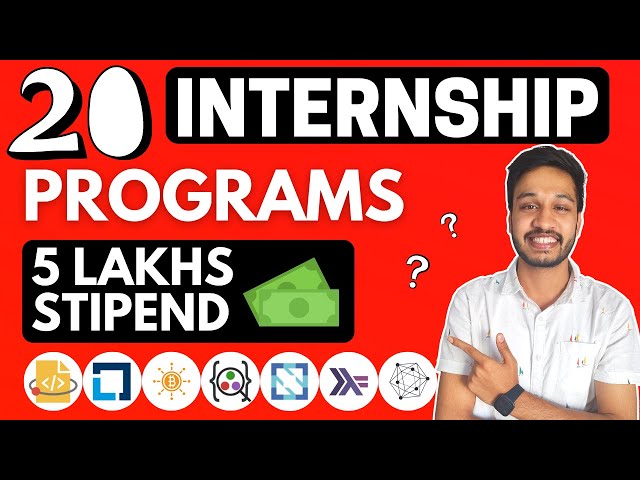 20 Open Source Programs & their Stipends | Upto $6600 Stipend | Complete Details | Part 1