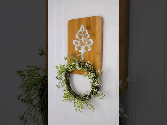 Dollar Tree Bamboo Cutting Board Hack 😍 #dollartree #diy #diyhomedecor