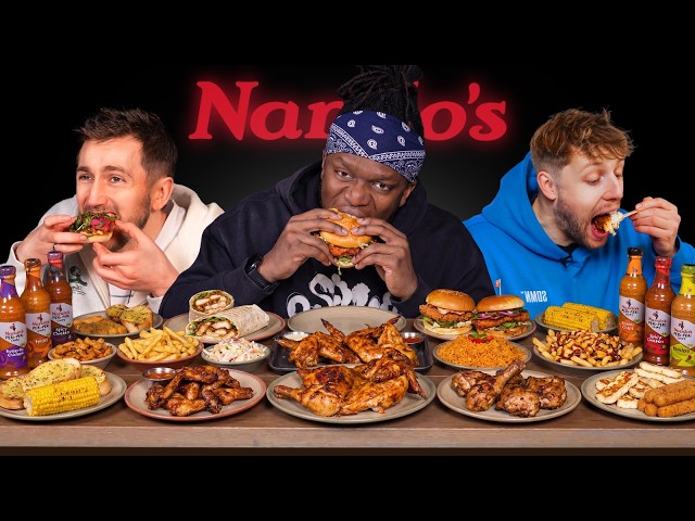 SIDEMEN RANK THE ENTIRE NANDOS MENU