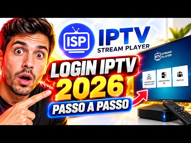 IPTV STREAM PLAYER 2026: Como Fazer o Login Atualizado Passo a Passo #IPTV #Streaming