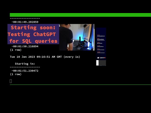 Testing ChatGPT to generate SQL