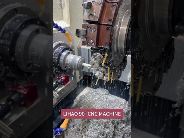 90° Y-axis CNC provides ample chip removal space #cnc #cncmill #machine #manufacturing