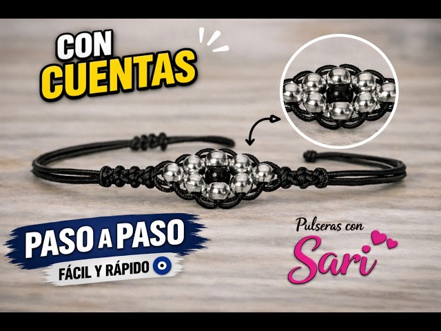 DIY Evil Eye Bracelet with Beads 🧿 Pulsera Ojo Turco de Cuentas Paso a Paso