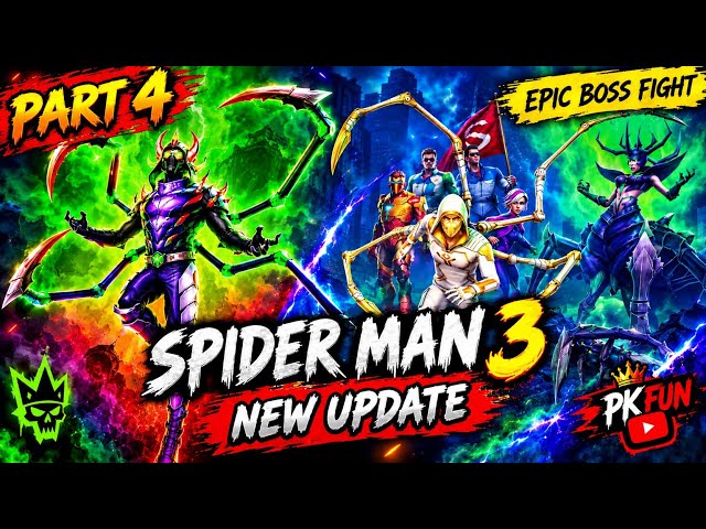 Spider-Man 3 Gameplay Part 4🔥 | Epic Spider-Man Adventure | Hindi Gameplay | Iron Man Dead | 
