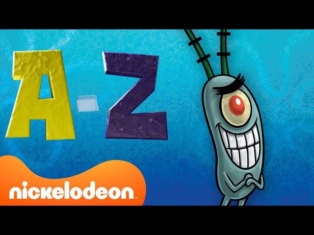The Alphabet According to Plankton | SpongeBob SquarePants | Nickelodeon UK