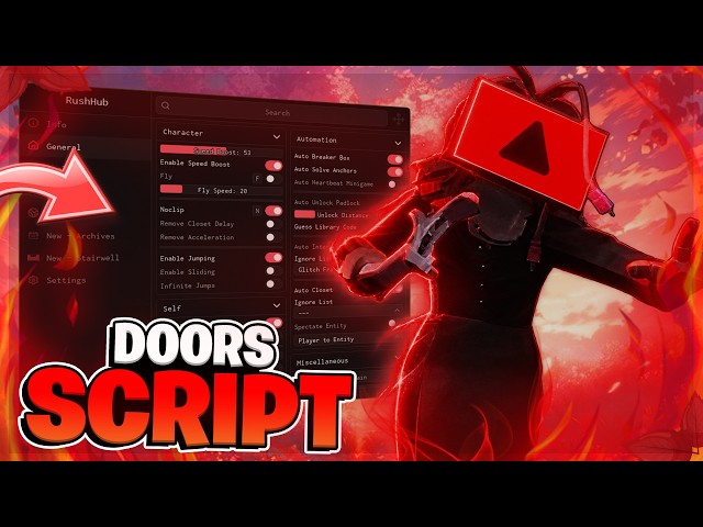 🔥 DOORS SCRIPT | Inf Revives, Auto Room, God Mode !! (NO KEY)
