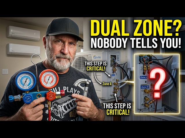 DIY Dual Zone Mini Split Install - This SAVES You Thousands!