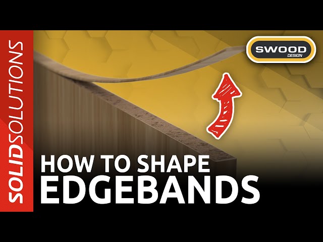 How to Shape an Edgeband in SWOOD Design | Beginner SWOOD Tutorial