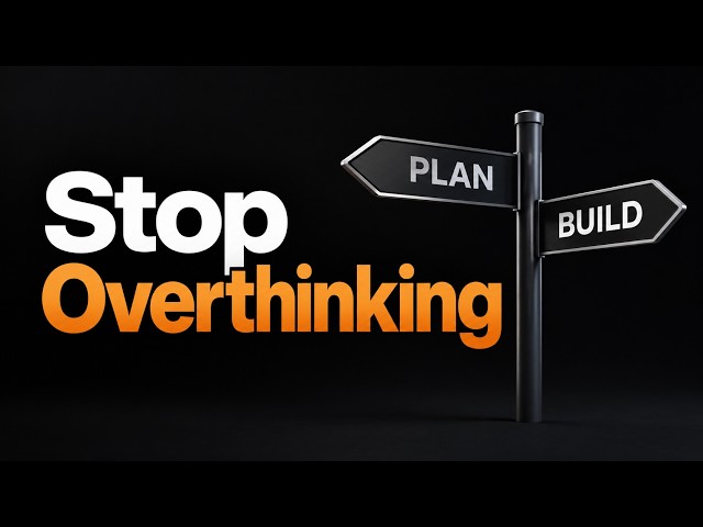 you’re spending too much time deciding instead of coding