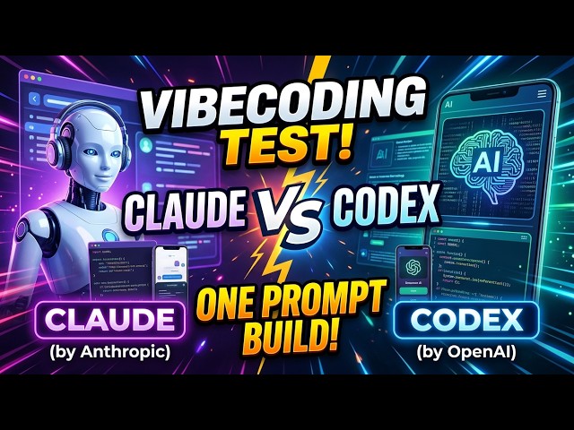 Vibecoding Test: Claude Code vs Codex Under One Prompt Build