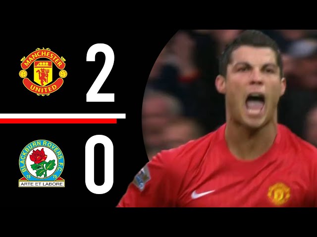 Manchester United v Blackburn Rovers | Cristiano Ronaldo Double | 2007/2008