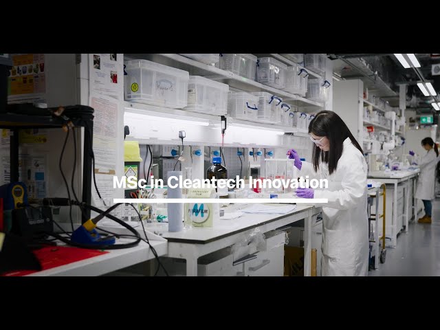 Cleantech Innovation MSc explained in 30 seconds
