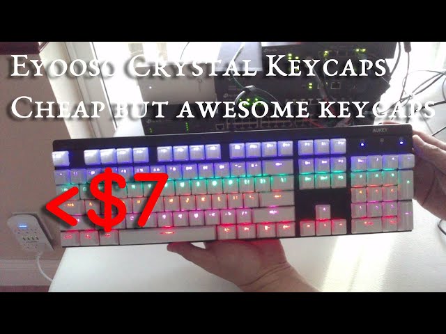 Unboxing EP3: E-YOOSO Crystal Keycaps, Double Shot Keycaps for less than$7
