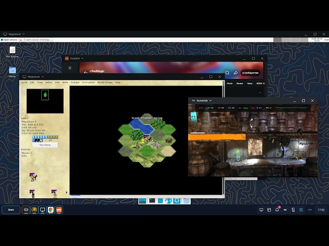 MagicDesk: Android and Linux apps in separate windows on a REDMAGIC phone