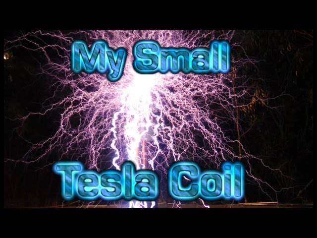 My small Tesla Coil Showing (IRL)
