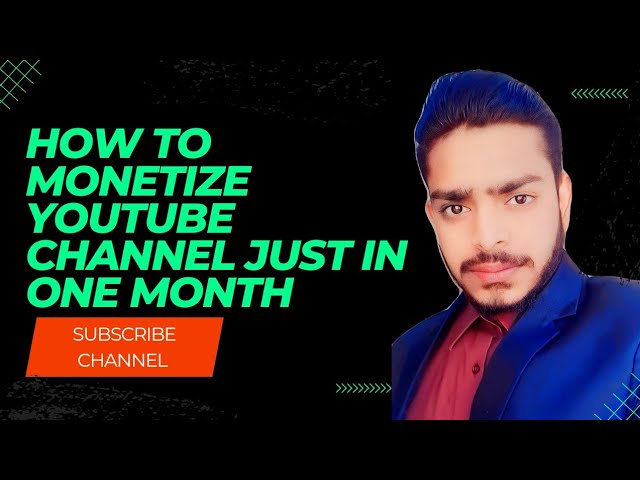 one month mein channel monetize hoga/how to monetize YouTube channel just in one month