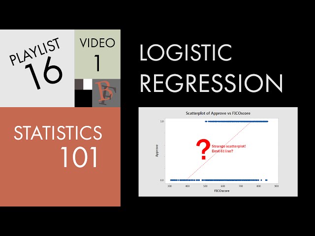 Statistics 101: Logistic Regression, An Introduction