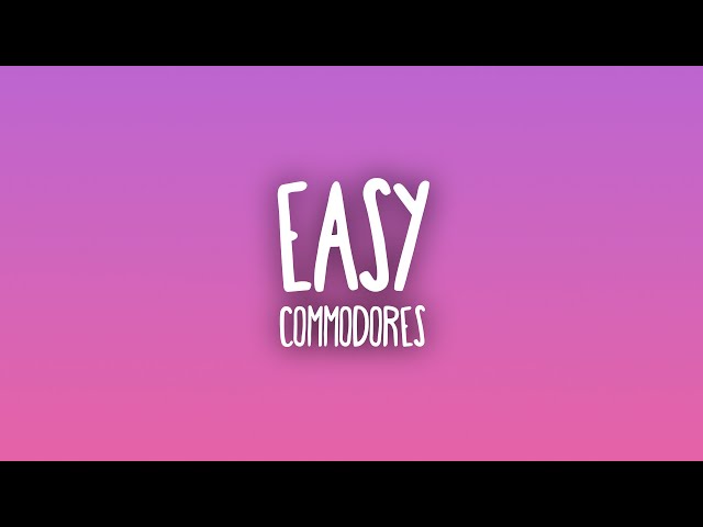 Commodores - Easy (Sub. Español + Lyrics)