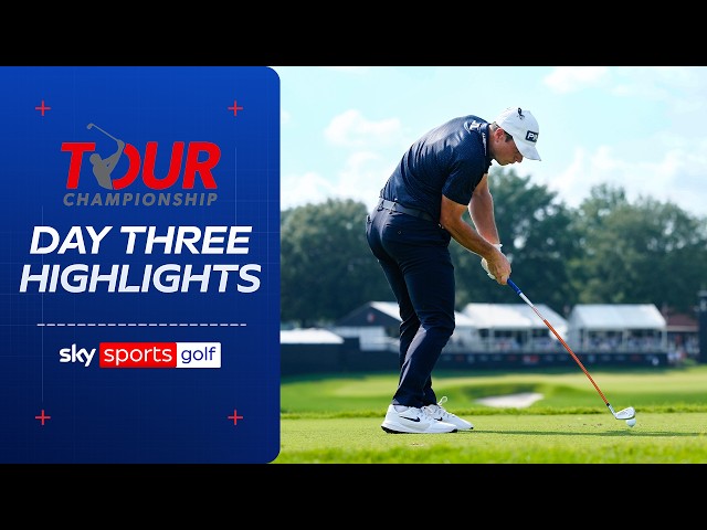 Scheffler, McIlroy chase down Hovland! 🔥 | Tour Championship Day Three Highlights