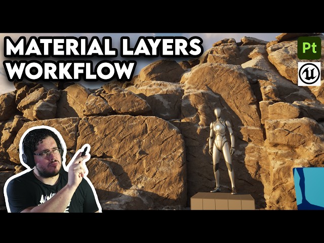 Texturing Large Assets - Material Layers in Unreal Engine 5