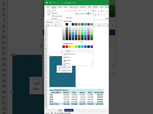 Step by Step tutorial to create pivot tables pivot charts and slicers.
