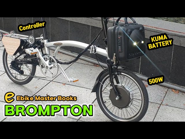Brompton Part 1 : 500-watt Gearless A Hub Motor E-bike Build  : SAW20 MOTOR GRIN