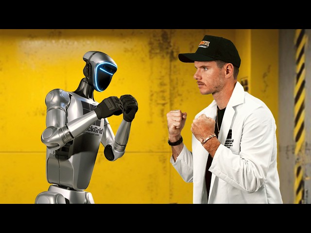What Happens if you Abuse a Robot? (I hit him with my truck)