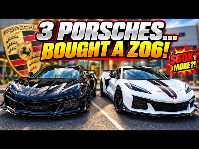 Porsche Guy Bought a 2026 C8 Z06… Says It’s $60K Less!