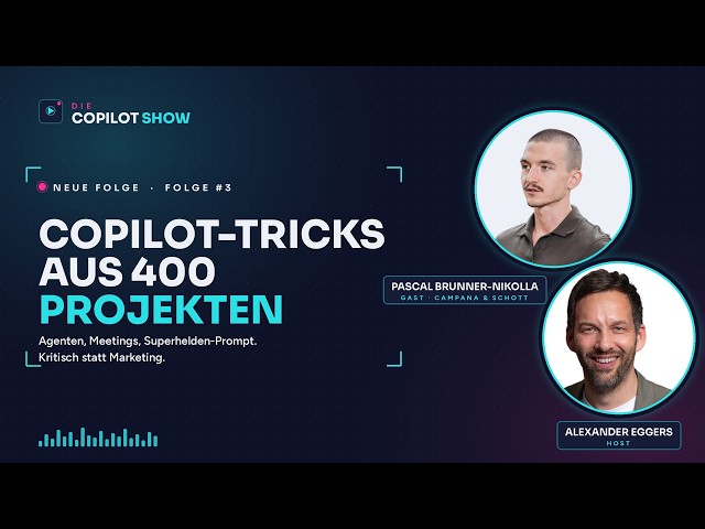 Die Copilot Show #3: Master the Basics - 12 Schritte um Copilot zu meistern #copilot