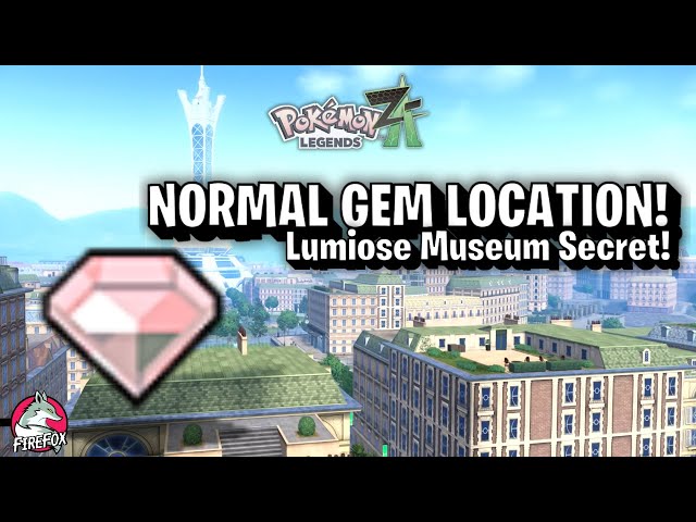 How to Get the Normal Gem in Pokémon Legends Z-A 🔮 | Lumiose Museum Location & Uses!